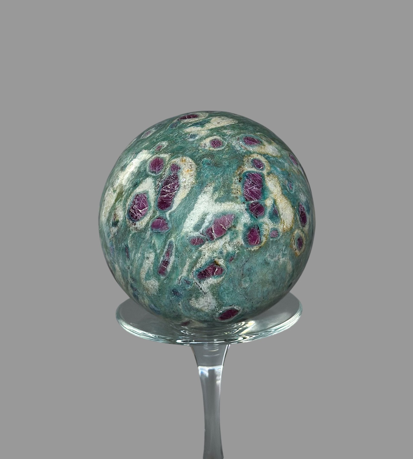 Ruby Fuchsite Sphere